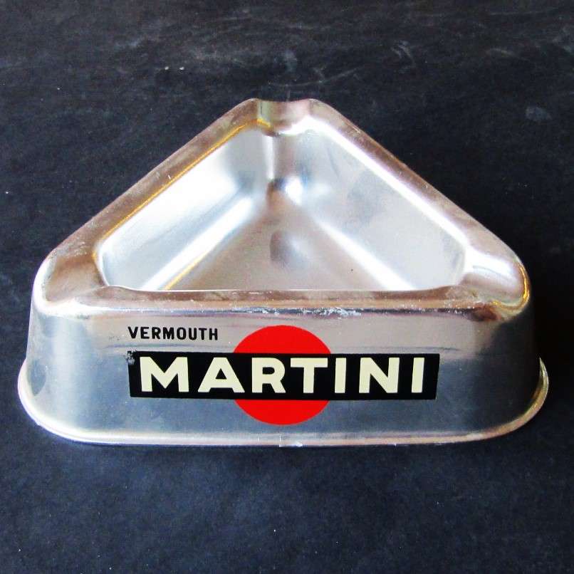 Old Vermouth Martini Metal Ashtray