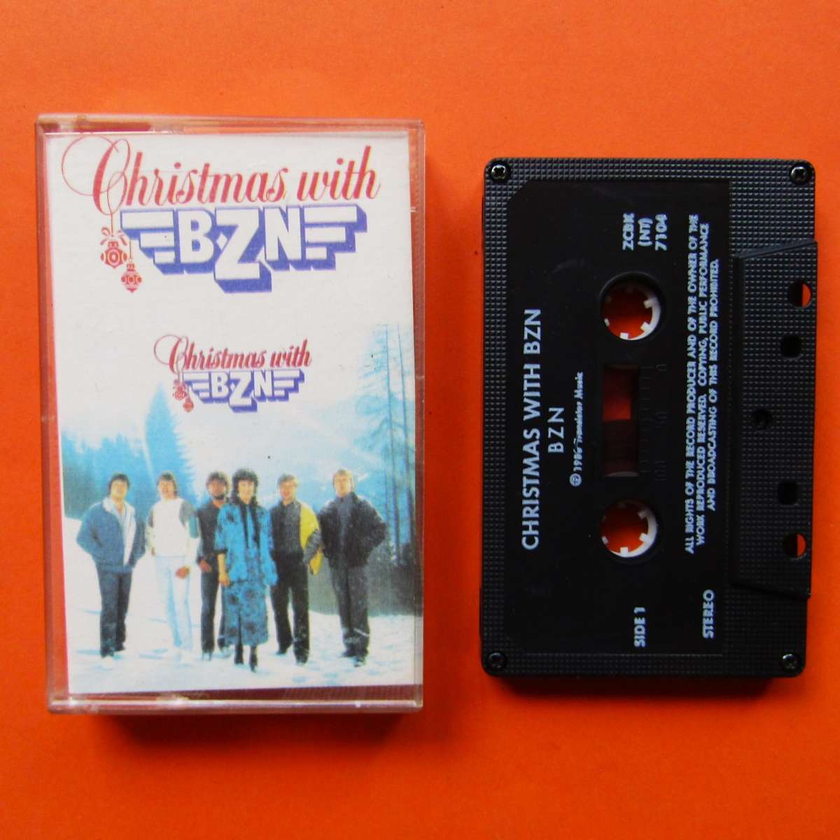 BZN - Christmas with BZN - Cassette Tape (1988)