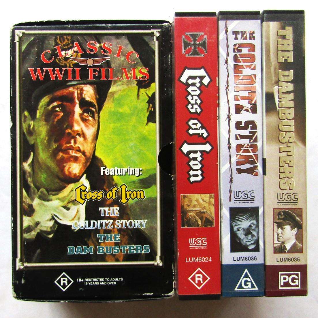 Classic World War II Films - Triple VHS Box Set