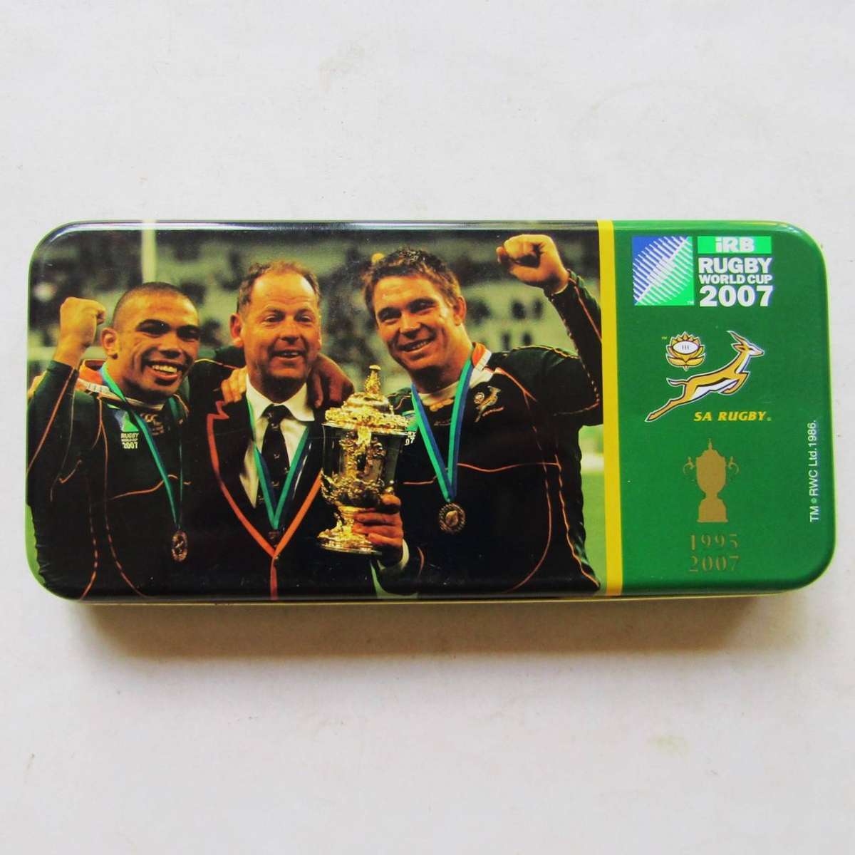 2007 World Cup Springbok Rugby Pencil Case