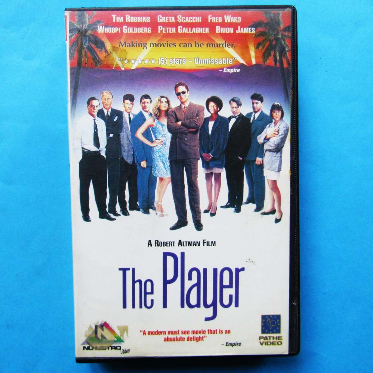 The Player - Tim Robbins - Dark Comedy Movie VHS Tape (1993)