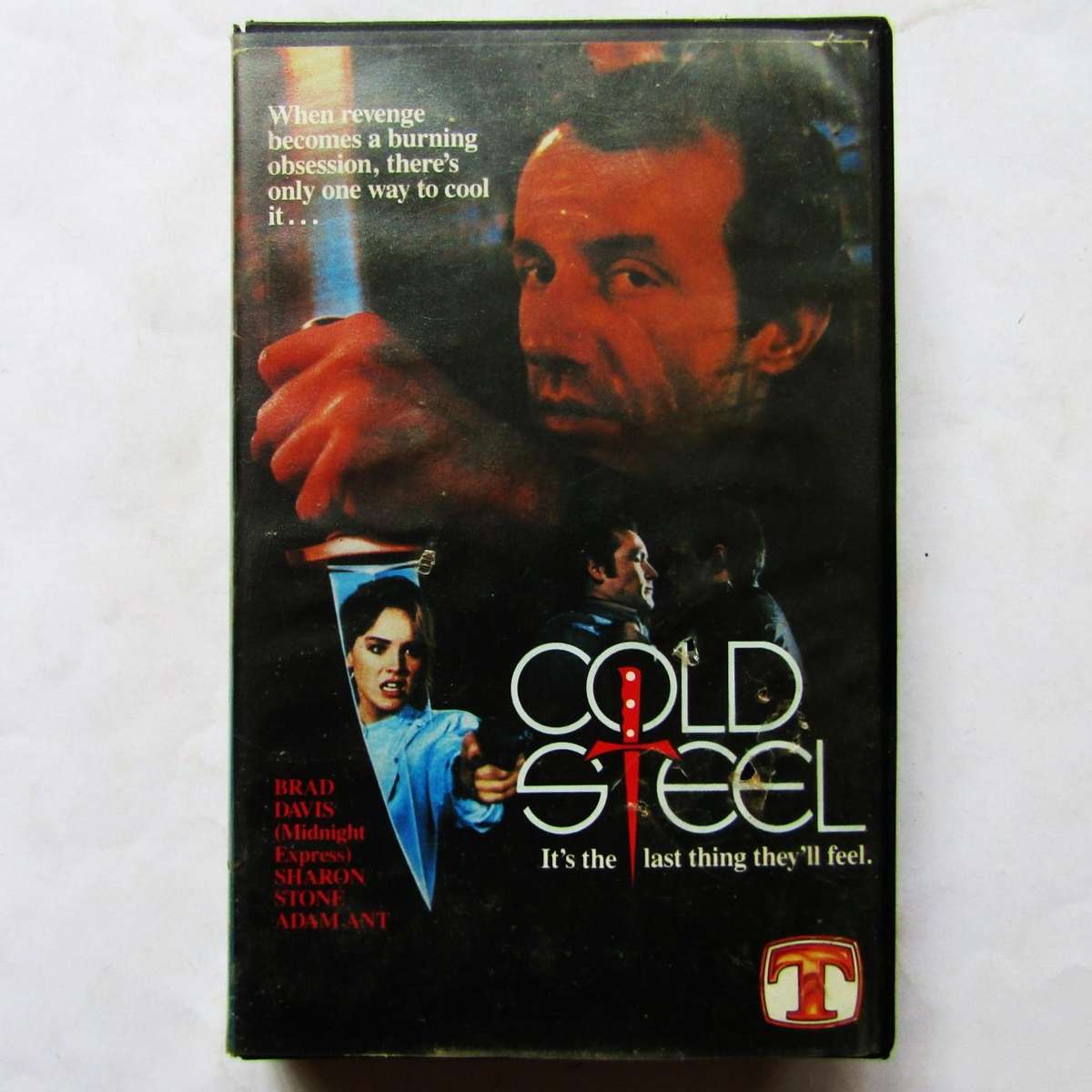 Cold Steel - Sharon Stone - Movie VHS Tape (1989)