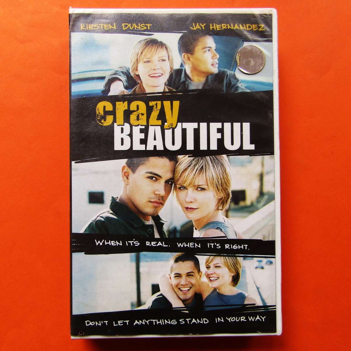 Crazy Beautiful - Kirsten Dunst - Movie VHS Tape (2001)
