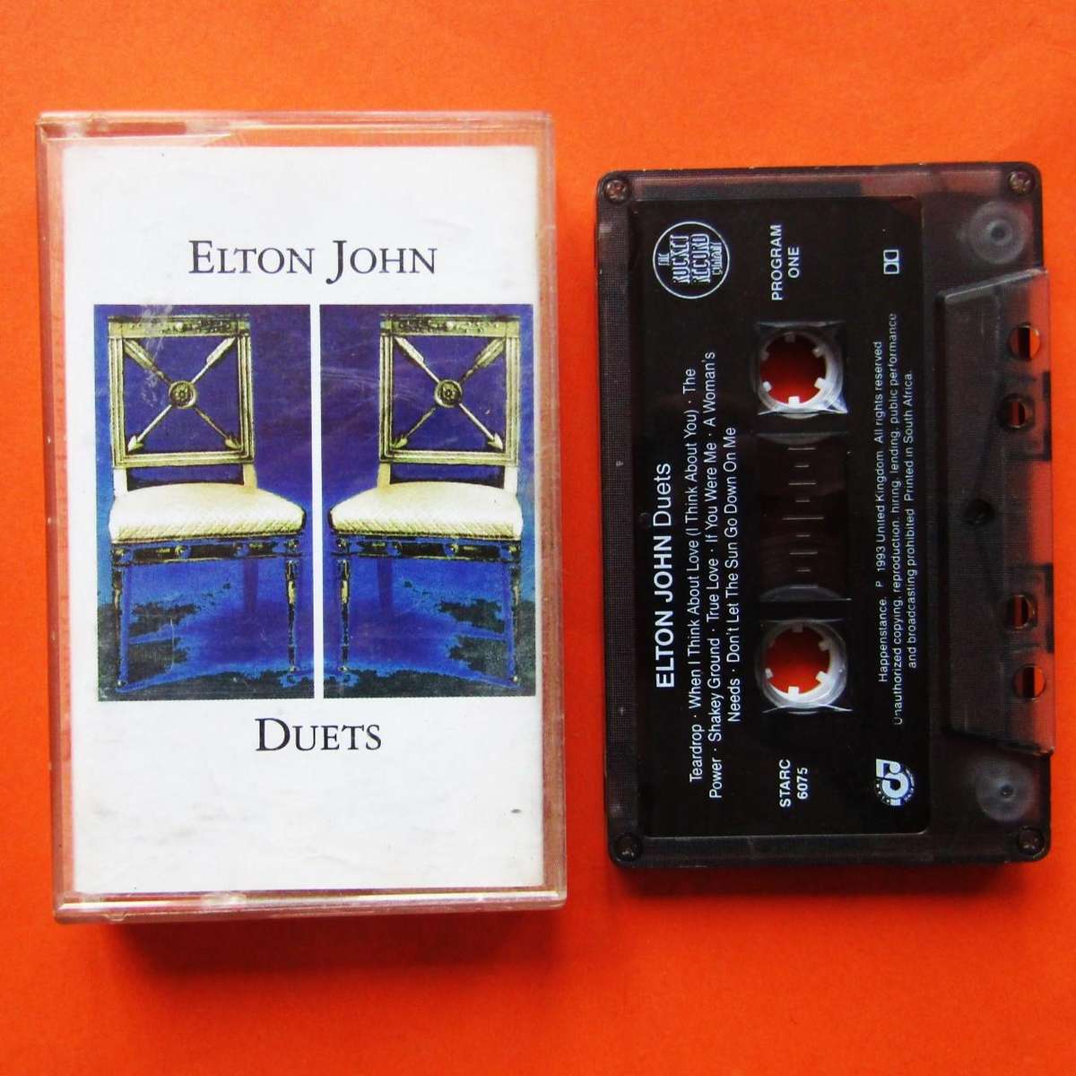 Elton John - Duets - Cassette Tape (1993)