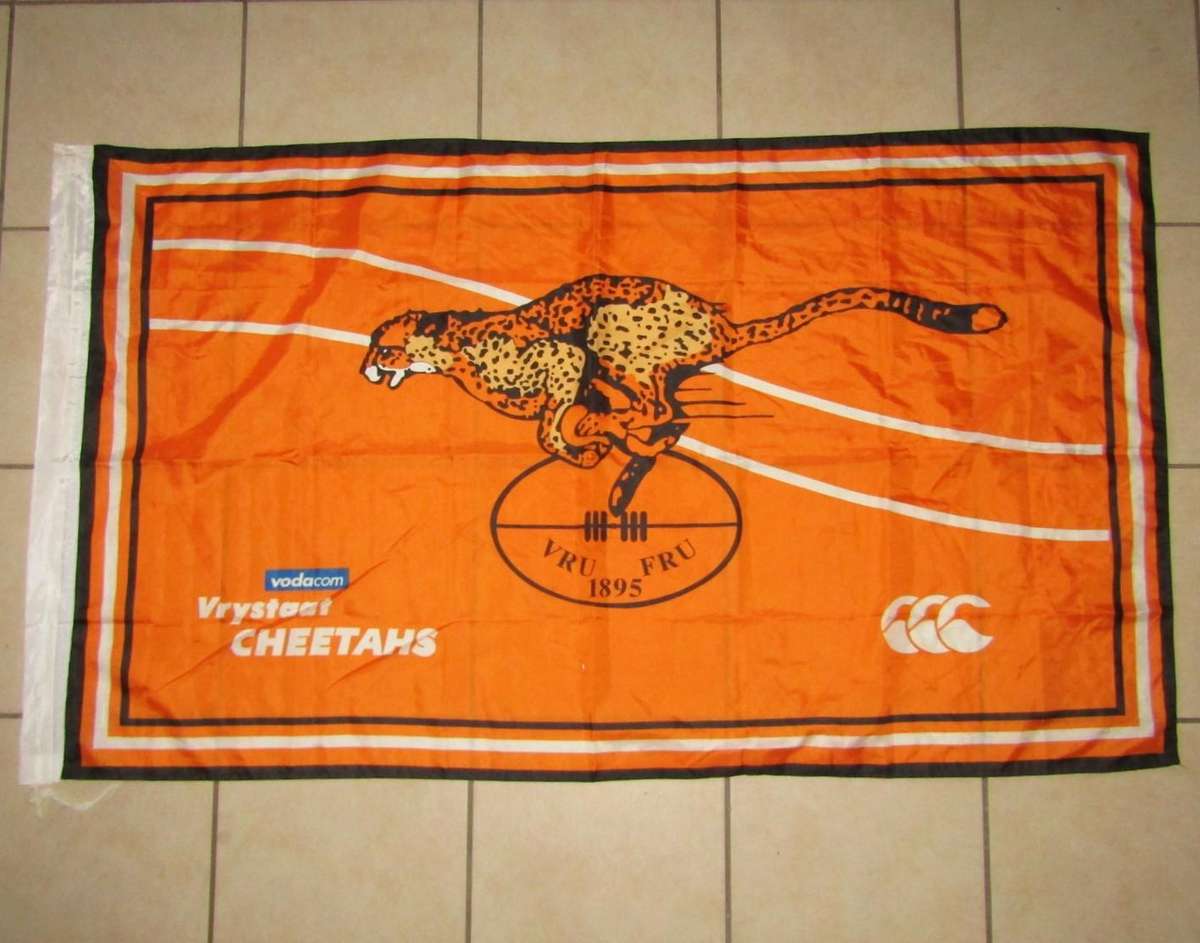 Large Vrystaat Cheetahs Rugby Flag