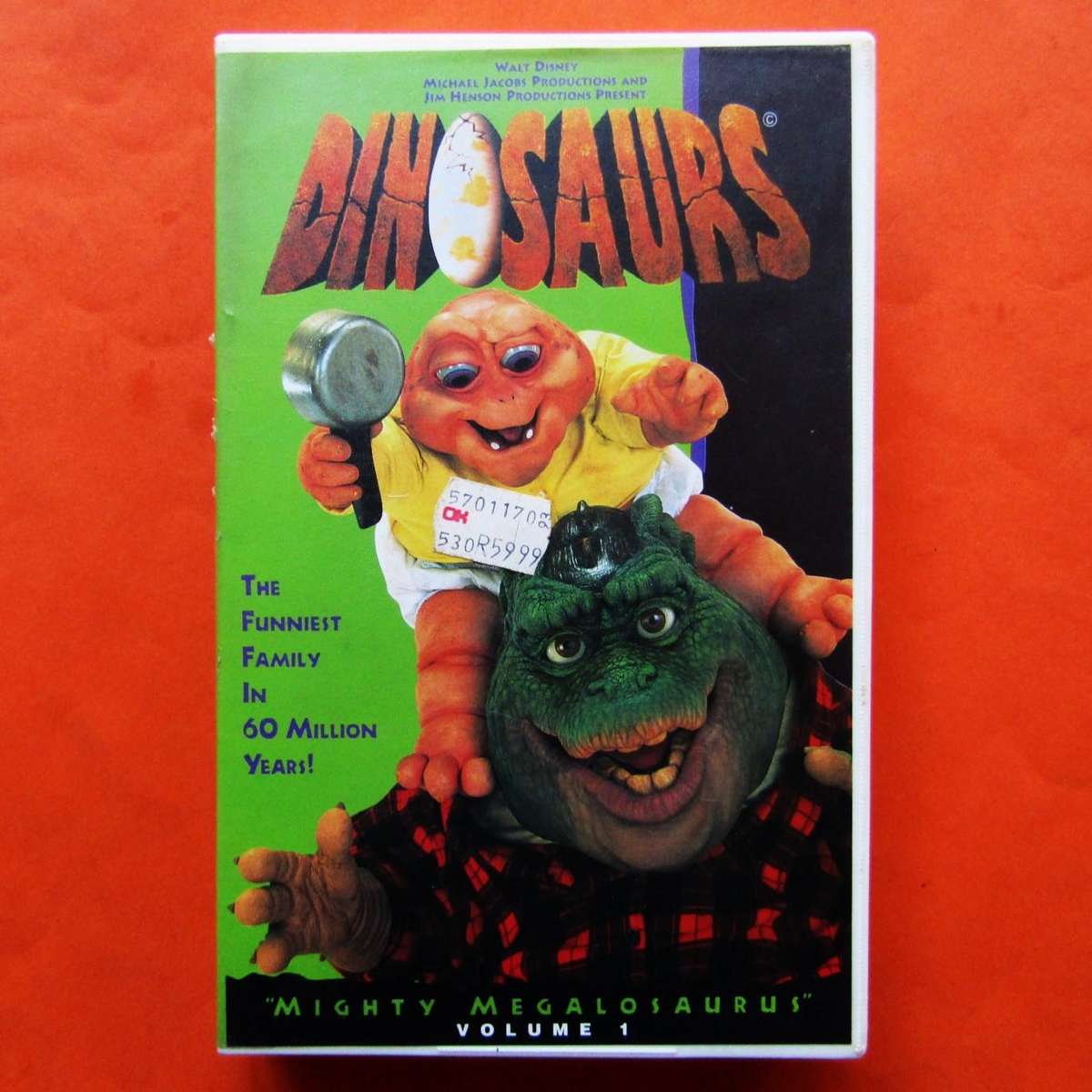 Dinosaurs - Volume 1 - Disney TV Series VHS Tape (1993)