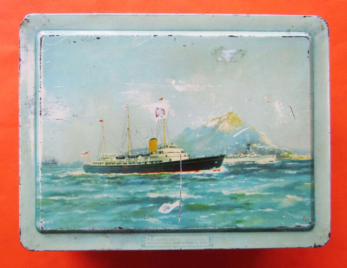Old Royal Yacht "Britannia" Milady Confectionery Tin