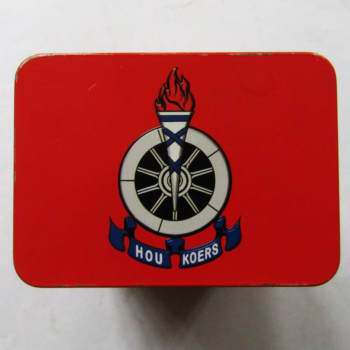 2002 Jan Van Riebeeck 350 Jaar Herdenking Voortrekkers Coffee Tin