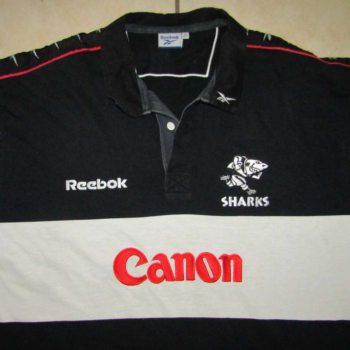 Old Sharks Bankfin Currie Cup Rugby Jersey - XL Size