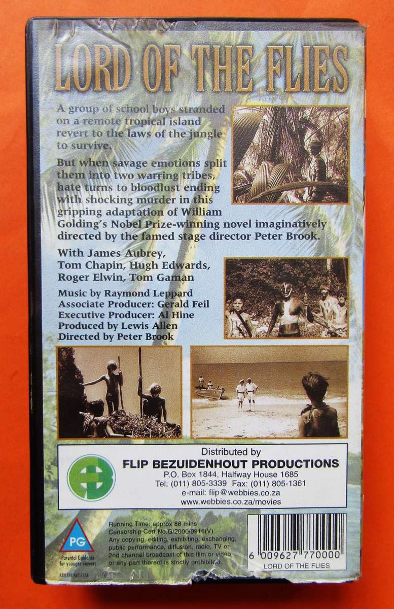 Lord of the Flies - Movie VHS Tape (2000)