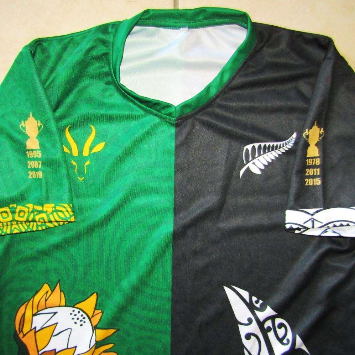 Old Springboks vs New Zealand Rugby Shirt - Large Size