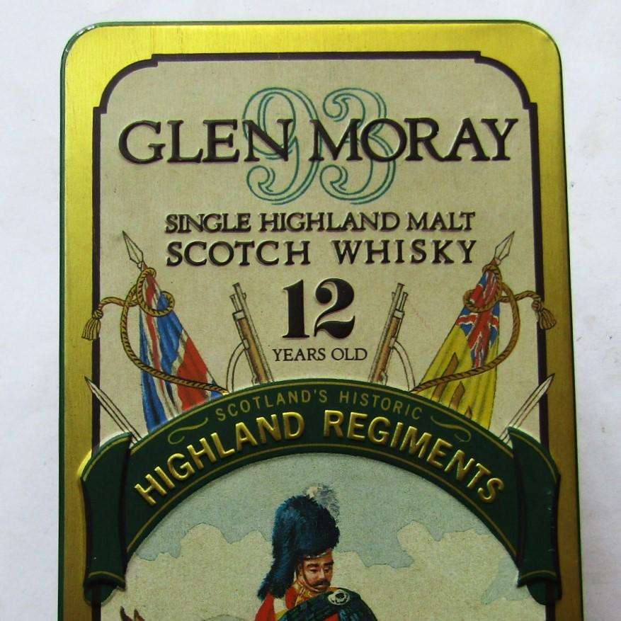 Old Glen Moray Highland Regiments Whisky Tin