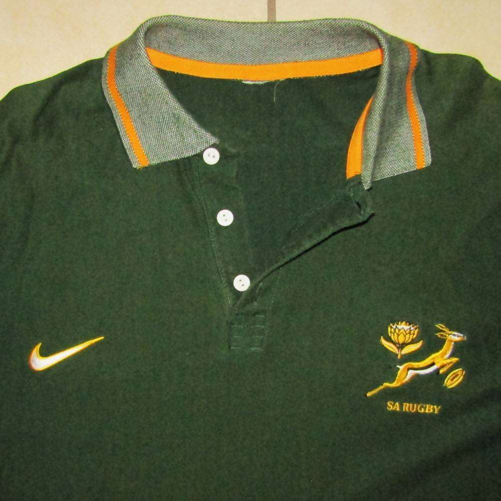 Old Nike Springbok Rugby Shirt - Size XXL