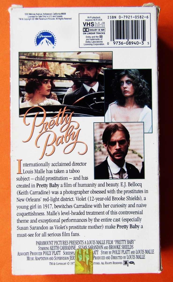 Pretty Baby - Brooke Shields - Movie VHS Tape (1998)