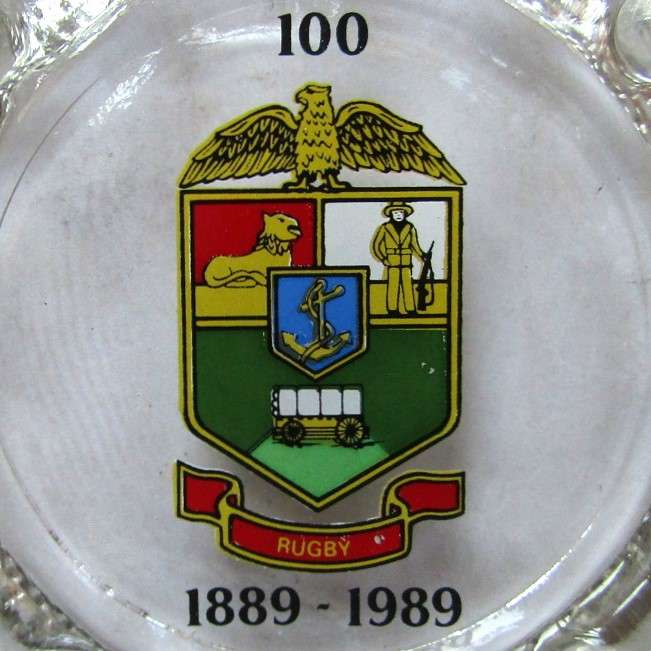 1989 Transvaal Rugby 100 Year Ashtray