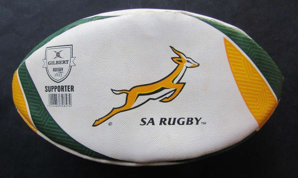 Old Gilbert Full Size Springbok Rugby Ball
