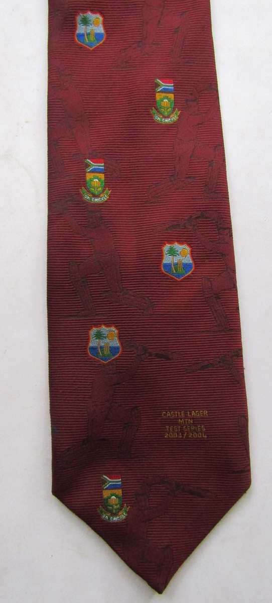 2003 SA vs West Indies Cricket Neck Tie