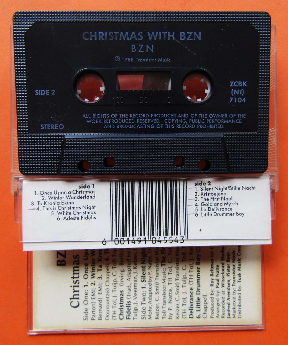 BZN - Christmas with BZN - Cassette Tape (1988)