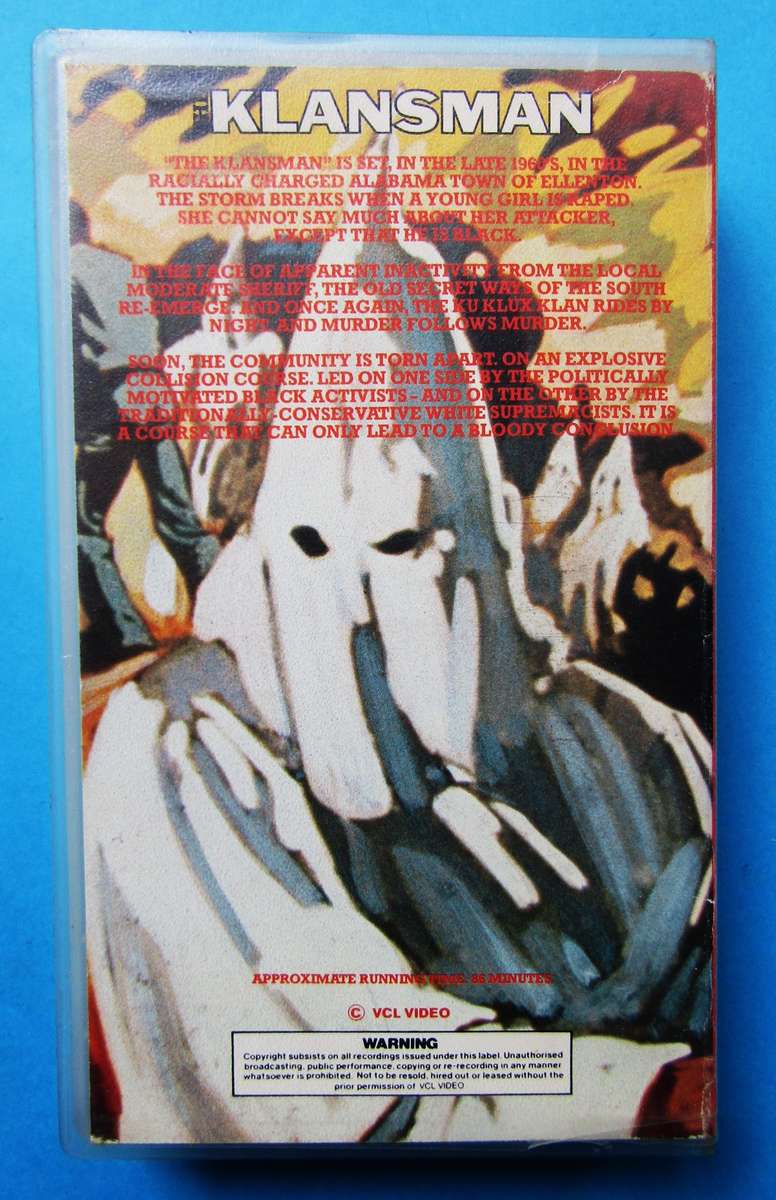The Klansman - Lee Marvin - Movie VHS Tape (1983)