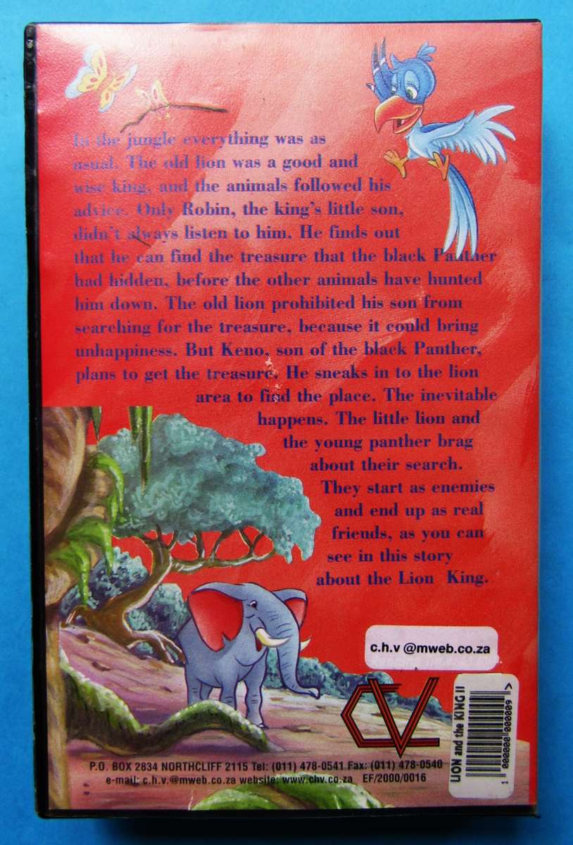 Lion and the King II - VHS Video Tape (2000)
