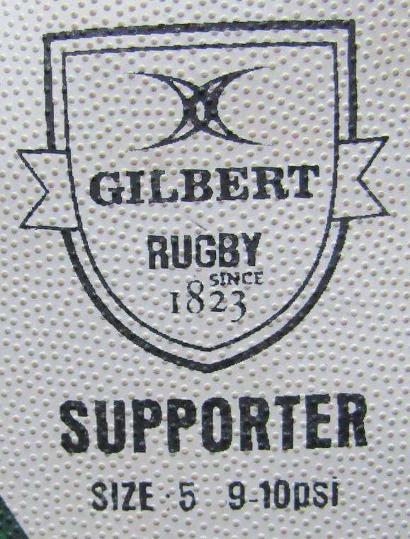 Old Gilbert Full Size Springbok Rugby Ball