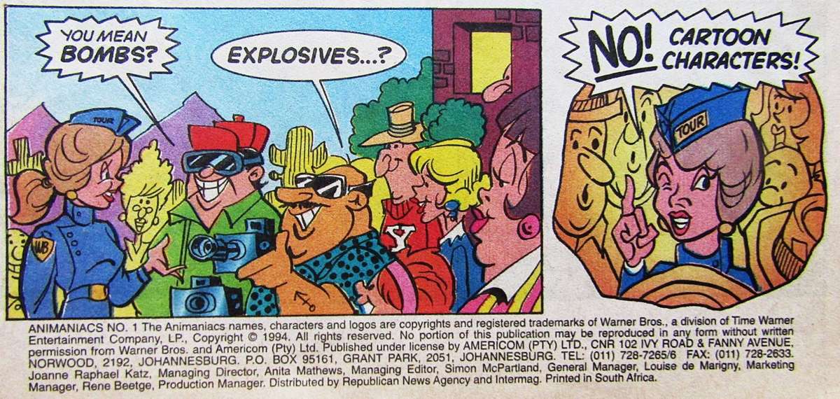 Animaniacs #1 Comic Book (1994)