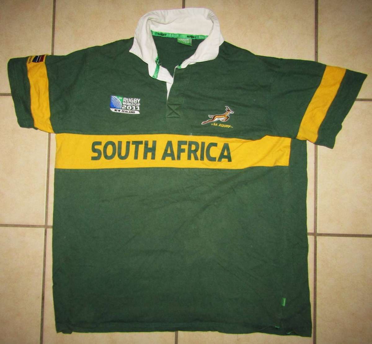2011 World Cup Springbok Rugby Jersey - Size XXL
