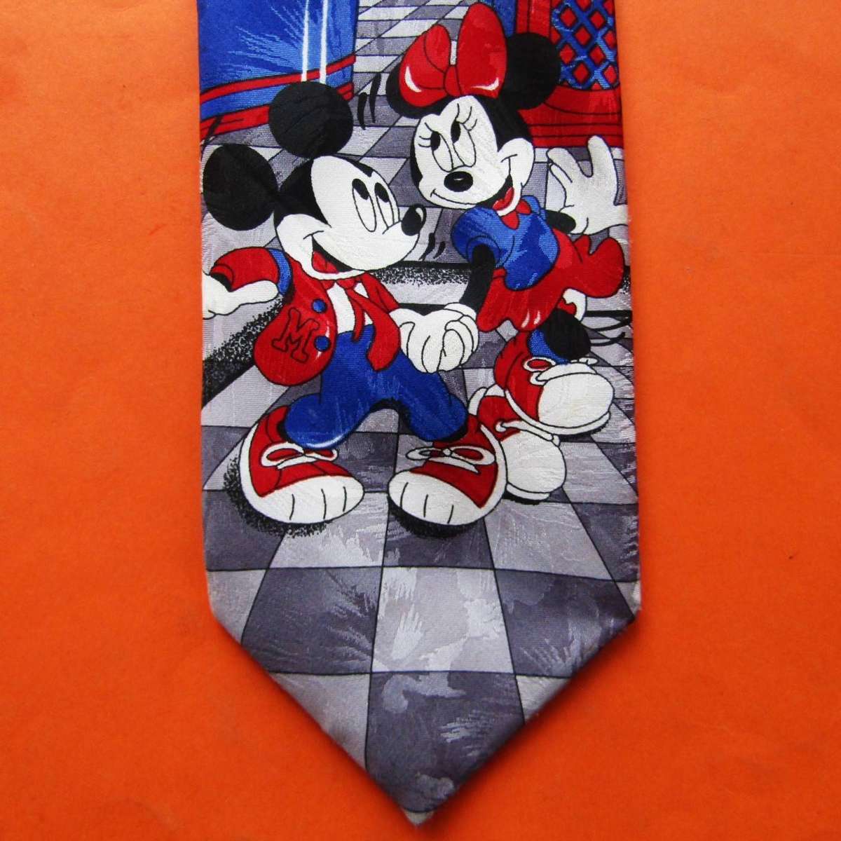 Old Disney Mickey Mouse Cartoon Neck Tie