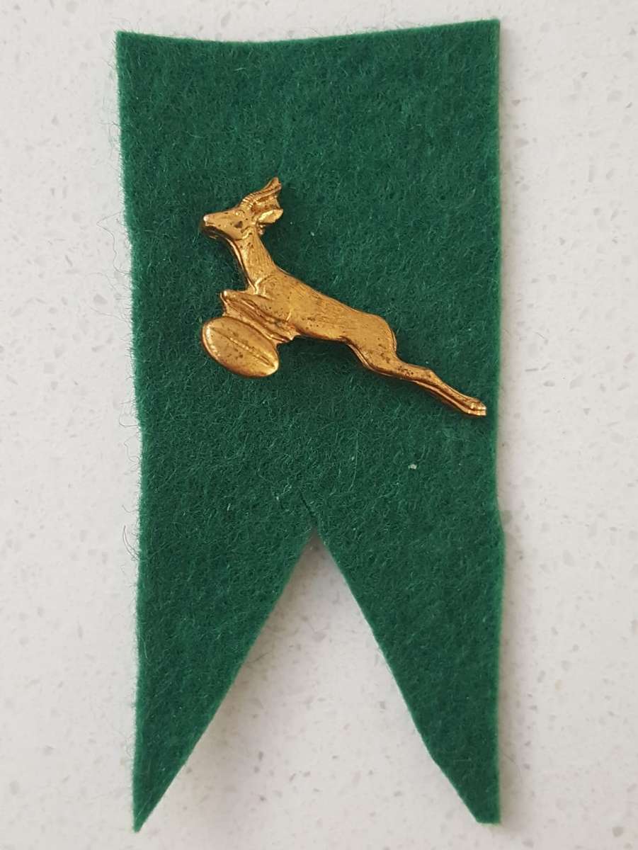 Old Springbok Rugby Lapel Pin Badge