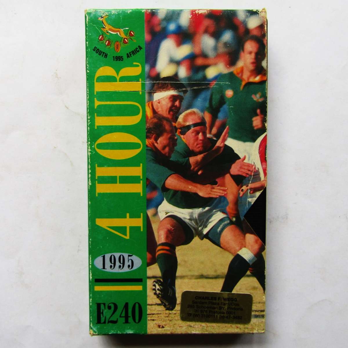 1995 Springbok Rugby VHS Video Cassette