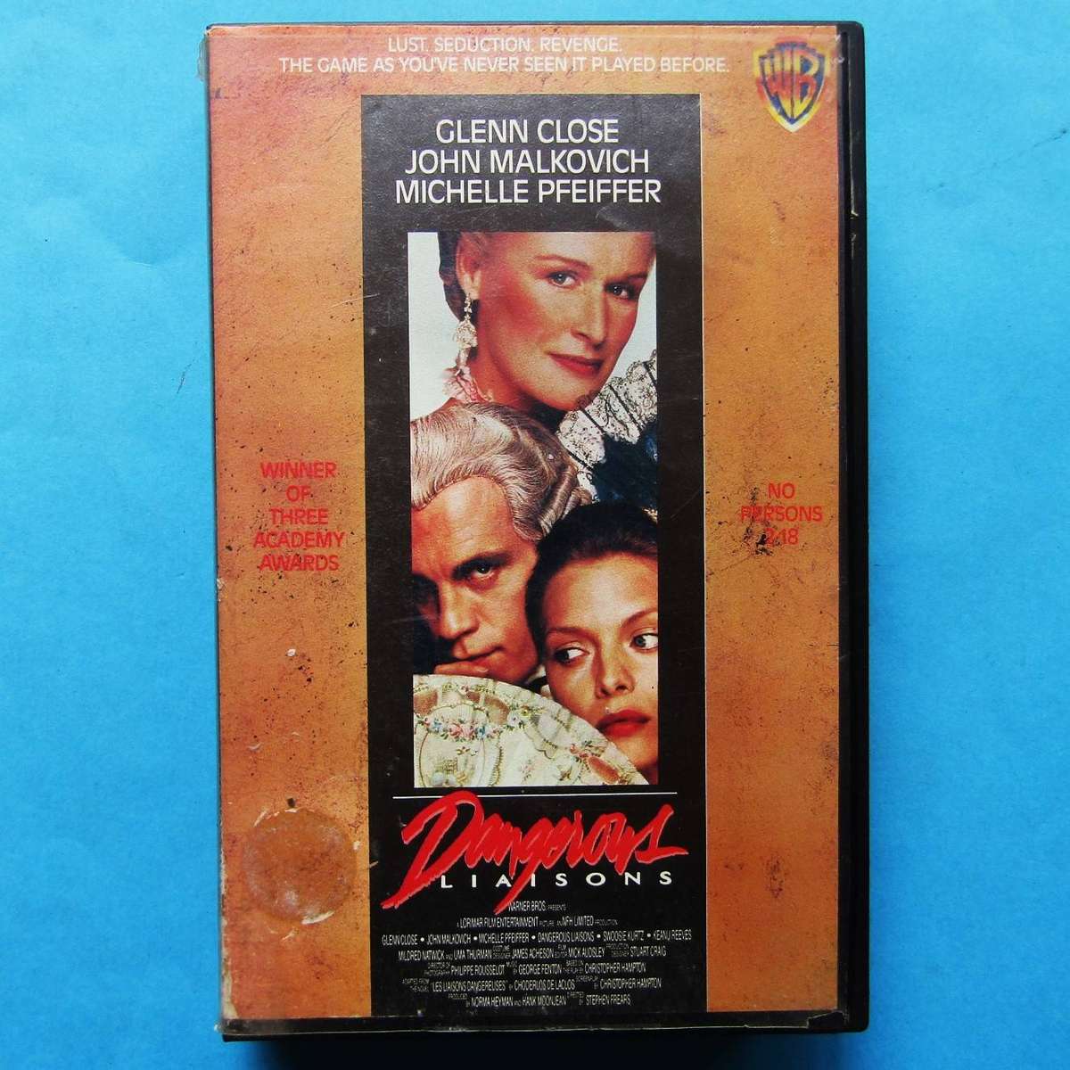 Dangerous Liaisons - John Malkovich - Movie VHS Tape (1989)