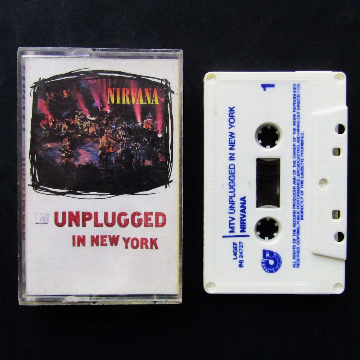 Nirvana - Unplugged in New York - Cassette Tape (1994)