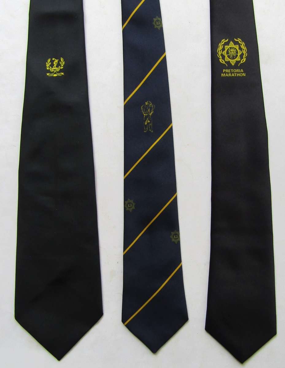 3 Old Police Sport Neck Ties