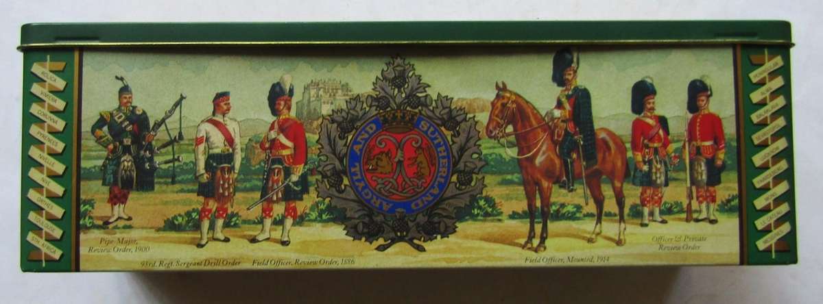 Old Glen Moray Highland Regiments Whisky Tin