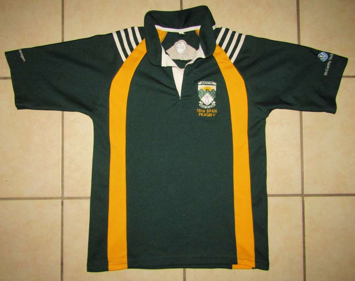 Old Volkswagen Sponsor Boerefort 1ste Span Players Rugby Jersey