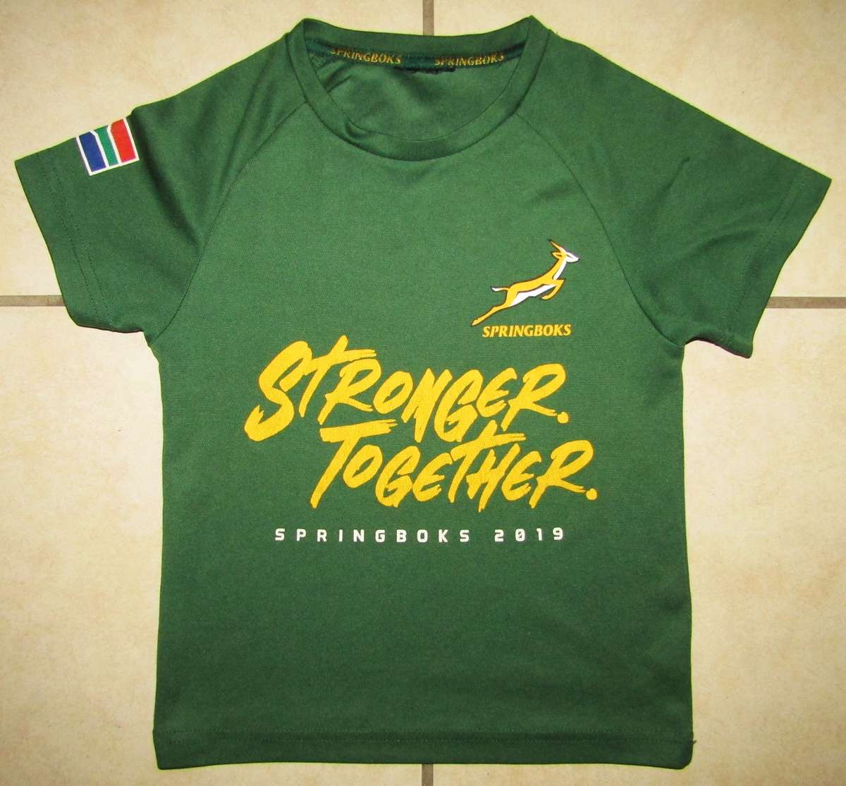 2019 Springbok Rugby Shirt - Small Kiddies Size
