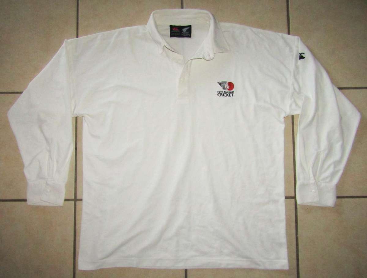 Old Long Sleeve New Zealand Cricket Jersey