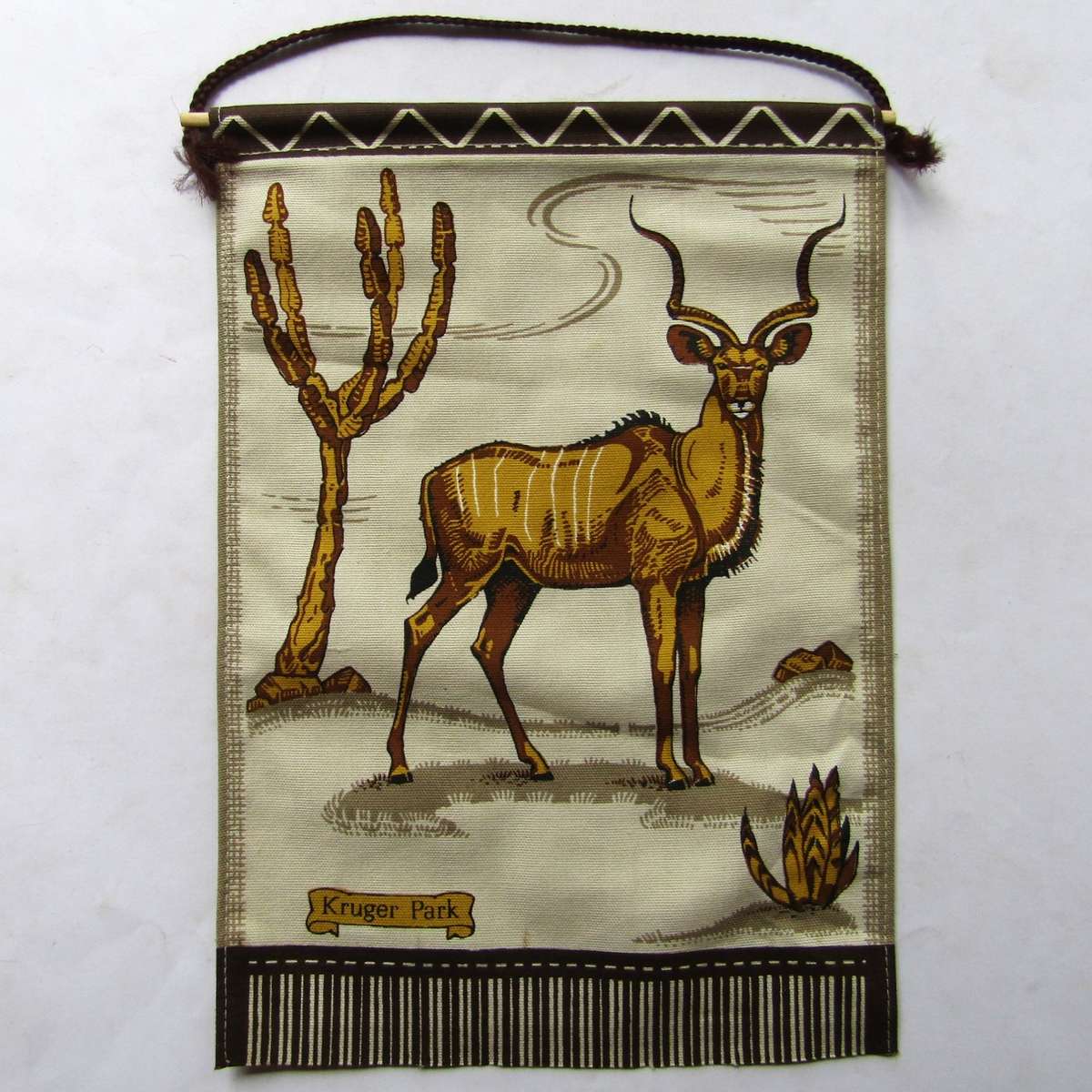 Old Kruger Park Kudu Wall Hanging