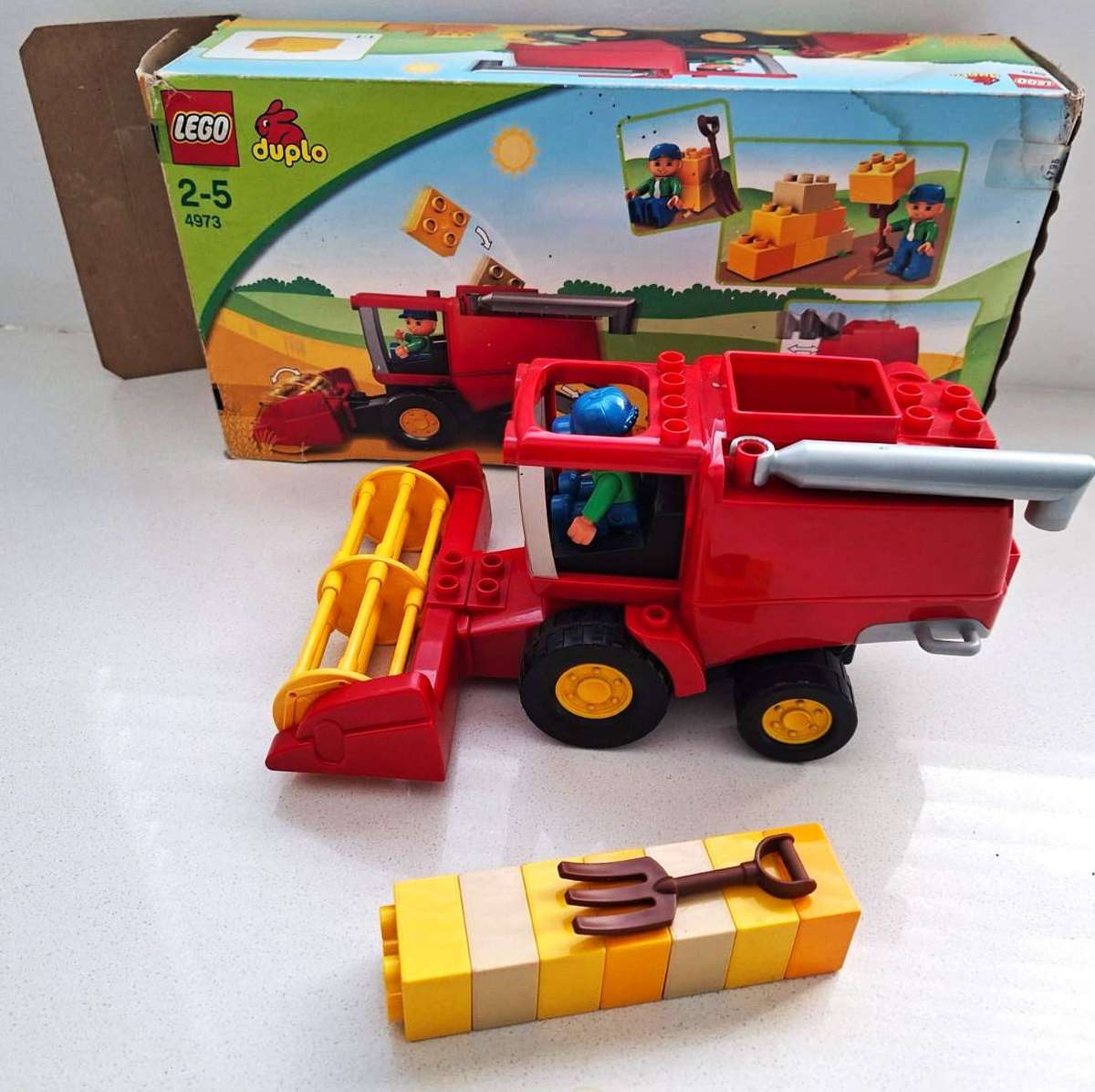 2007 Large LEGO Duplo Harvester in Box