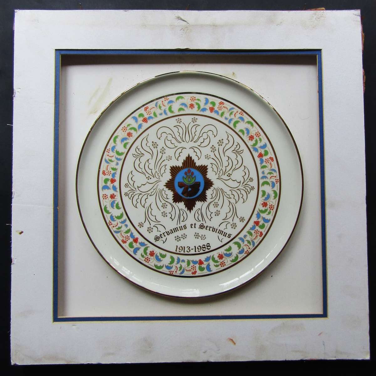 1988 SA Police 75 Year Anniversary Display Plate