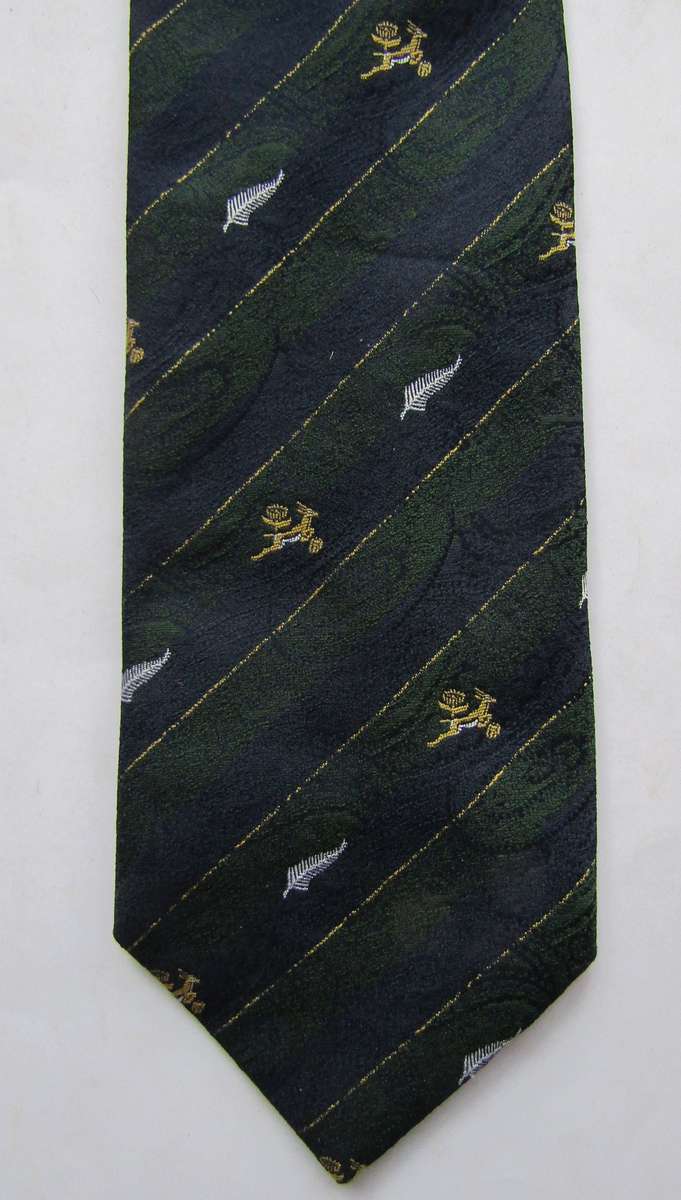 Old Springboks vs All Blacks Rugby Neck Tie