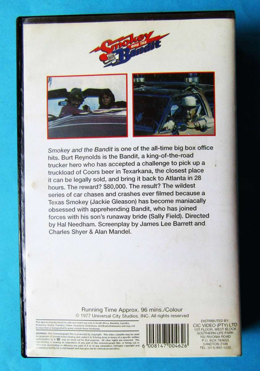 Smokey and the Bandit - Movie VHS Tape