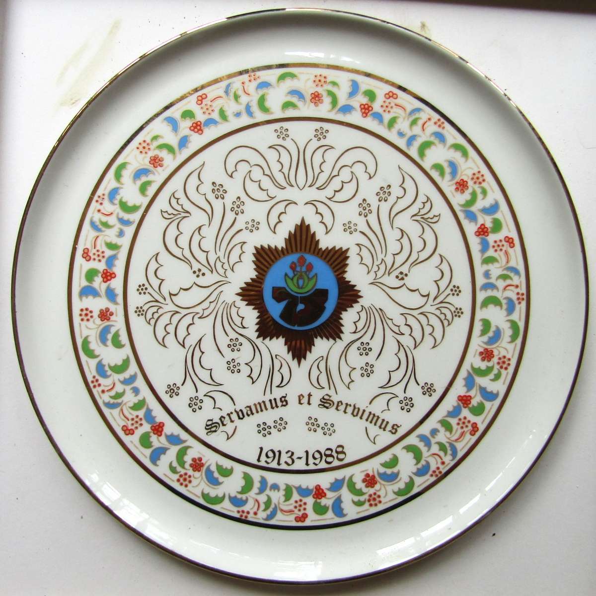 1988 SA Police 75 Year Anniversary Display Plate