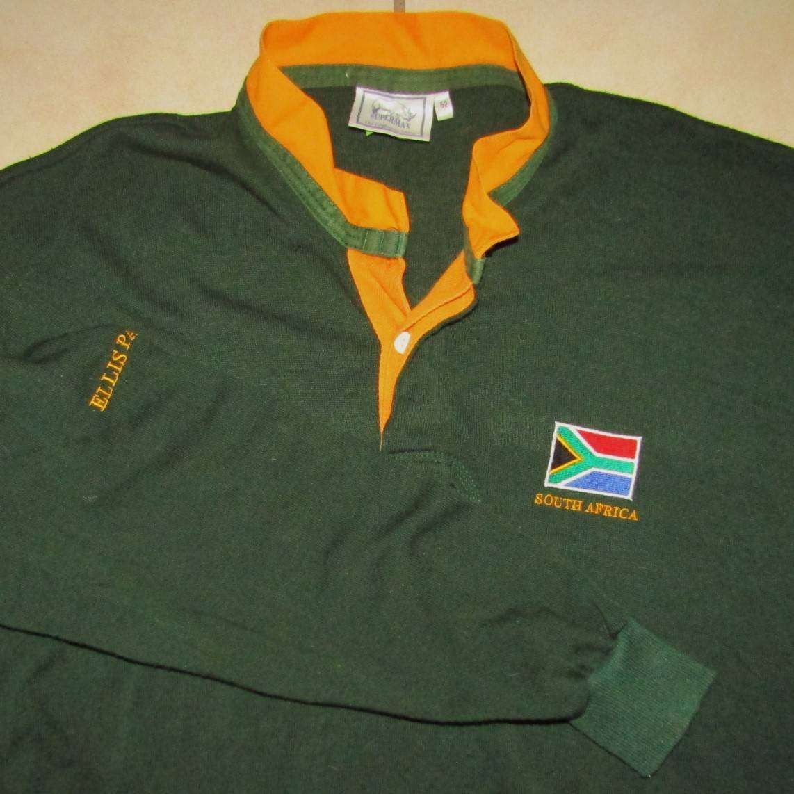 Old Ellis Park South Africa Long Sleeve Rugby Jersey
