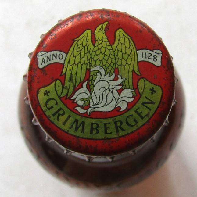 Old Grimbergen Triple Beer Bottle with Cap