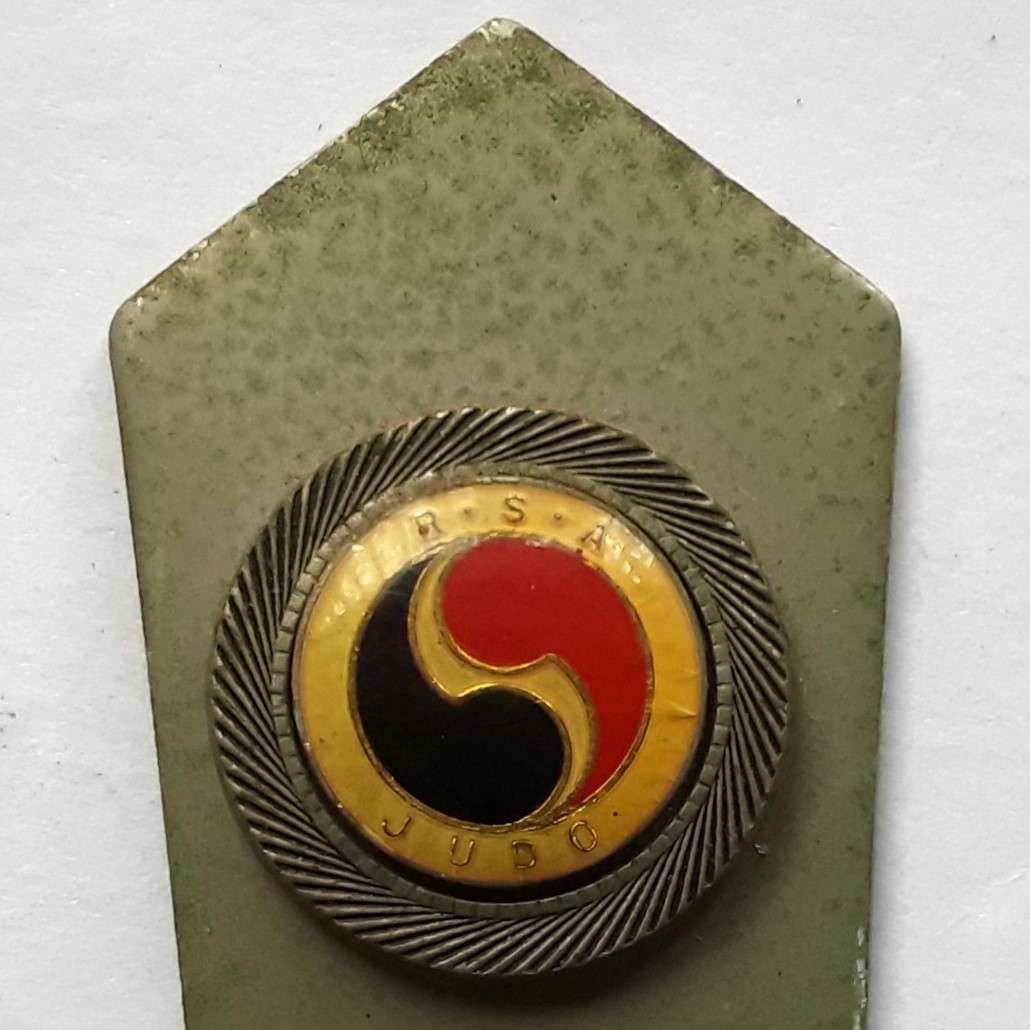 Old RSA Judo Metal Letter Opener