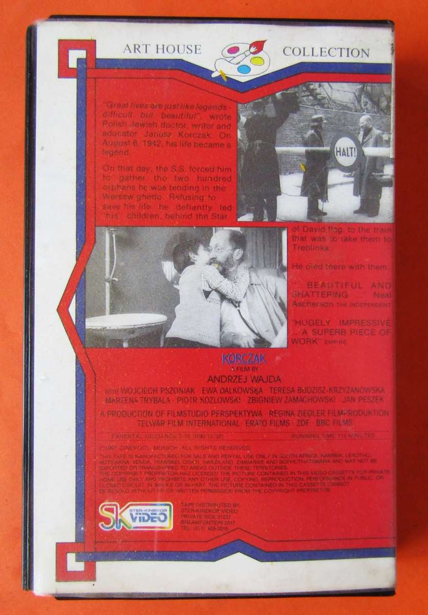 Korczak - Movie VHS Tape (1991)