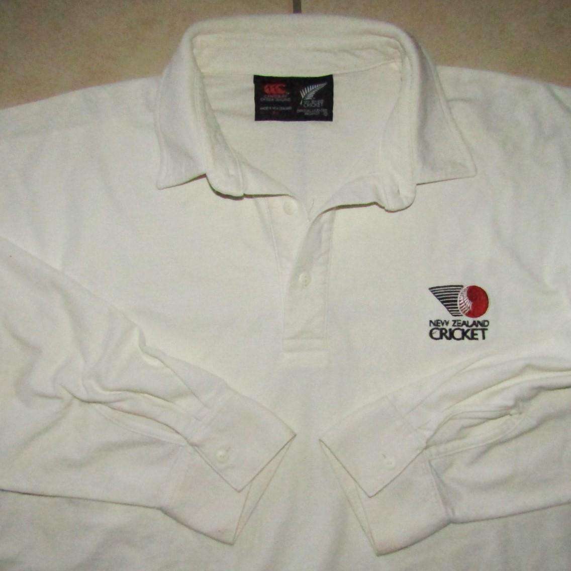 Old Long Sleeve New Zealand Cricket Jersey