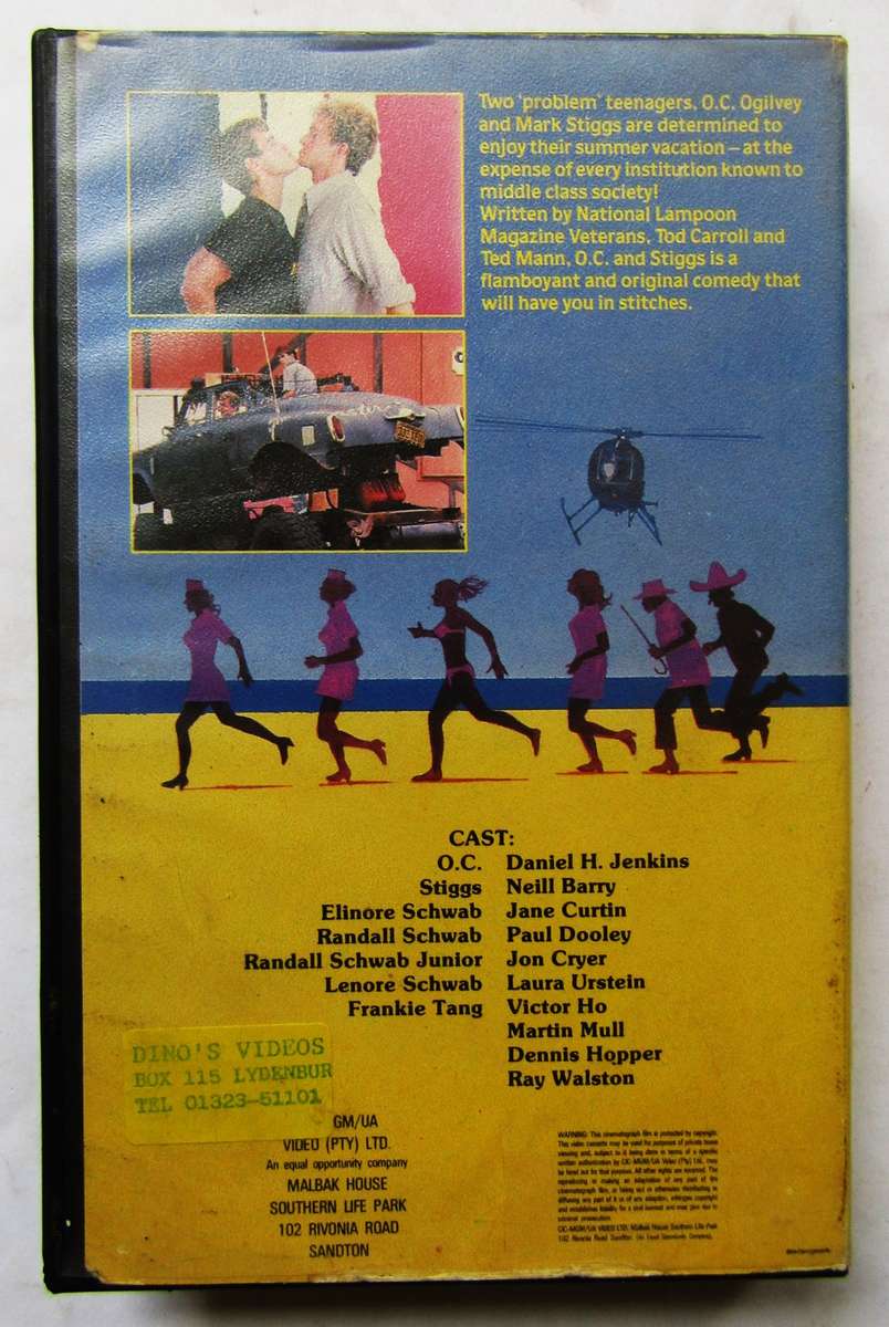 O.C. and Stiggs - Buddy Comedy Movie VHS Tape (1985)