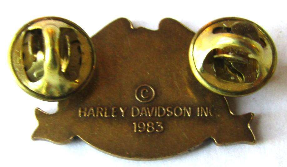 1983 Harley Davidson Owners Group Pin Badge